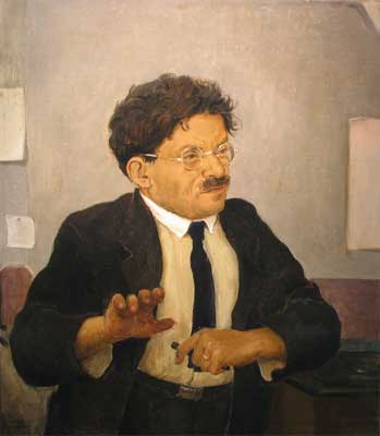 P. Ehrenfest, by H. Kamerlingh Onnes, 1933 - Collection Instituut-Lorentz, Leiden