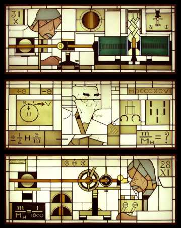 windows - collection Kamerlingh Onnes Laboratory