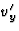 $v^\prime_y$