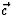 $\vec c$